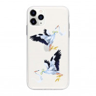 Патриотический чехол для iPhone 12 Pro Max с рисунком "Журавлі"